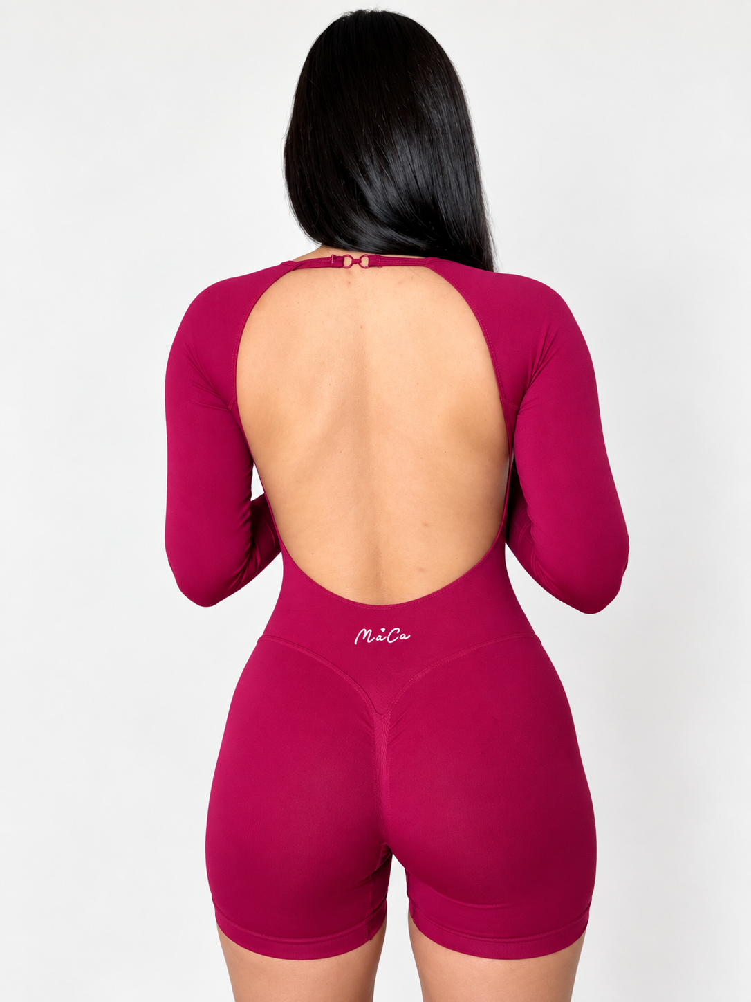 MaCa Open Back Sculpt Jumpsuit